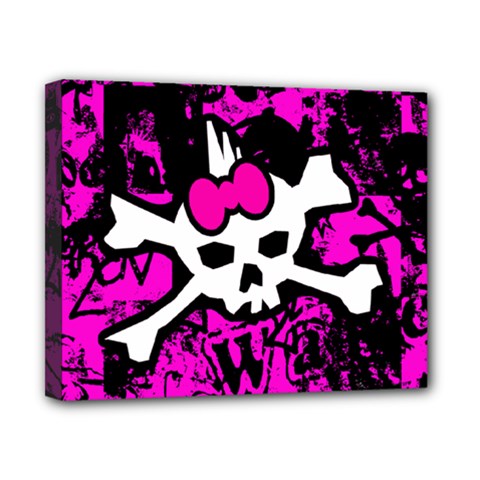 Punk Skull Princess Canvas 10  x 8  (Stretched) from UrbanLoad.com