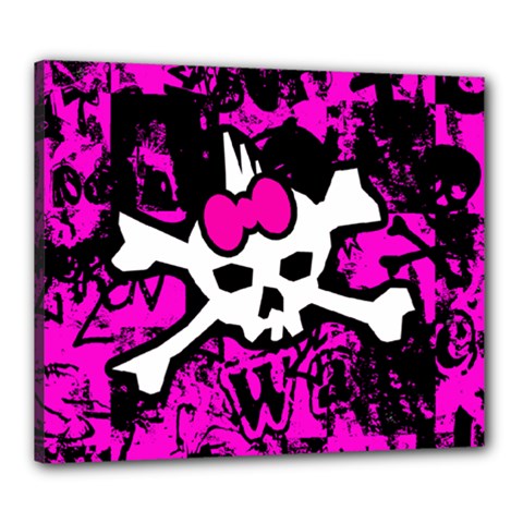 Punk Skull Princess Canvas 24  x 20  (Stretched) from UrbanLoad.com