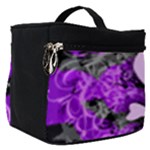Purple Girly Skull Make Up Travel Bag (Small)