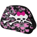 Scene Skull Splatter Full Print Accessory Pouch (Big)