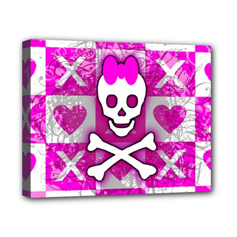 Skull Princess Canvas 10  x 8  (Stretched) from UrbanLoad.com