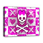 Skull Princess Deluxe Canvas 20  x 16  (Stretched)