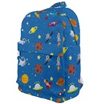 Space Rocket Solar System Pattern Classic Backpack