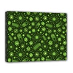 Seamless Pattern With Viruses Canvas 14  x 11  (Stretched)