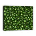 Seamless Pattern With Viruses Deluxe Canvas 20  x 16  (Stretched)