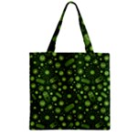 Seamless Pattern With Viruses Zipper Grocery Tote Bag