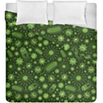 Seamless Pattern With Viruses Duvet Cover Double Side (King Size)