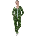 Seamless Pattern With Viruses Women s Tracksuit