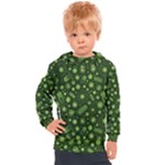 Seamless Pattern With Viruses Kids  Hooded Pullover