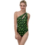 Seamless Pattern With Viruses To One Side Swimsuit