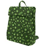 Seamless Pattern With Viruses Flap Top Backpack