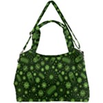 Seamless Pattern With Viruses Double Compartment Shoulder Bag