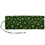 Seamless Pattern With Viruses Roll Up Canvas Pencil Holder (M)