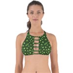 Seamless Pattern With Viruses Perfectly Cut Out Bikini Top