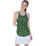 Seamless Pattern With Viruses Racer Back Mesh Tank Top