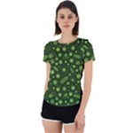 Seamless Pattern With Viruses Back Cut Out Sport Tee