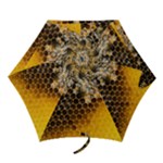 Honeycomb With Bees Mini Folding Umbrellas