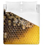 Honeycomb With Bees Duvet Cover (Queen Size)