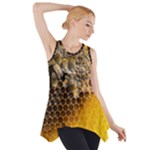 Honeycomb With Bees Side Drop Tank Tunic