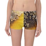 Honeycomb With Bees Reversible Boyleg Bikini Bottoms