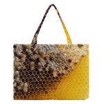 Honeycomb With Bees Medium Tote Bag