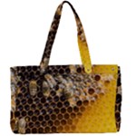 Honeycomb With Bees Canvas Work Bag