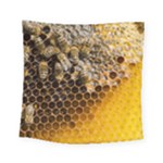 Honeycomb With Bees Square Tapestry (Small)