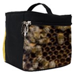 Honeycomb With Bees Make Up Travel Bag (Small)