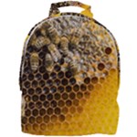 Honeycomb With Bees Mini Full Print Backpack