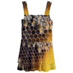Honeycomb With Bees Kids  Layered Skirt Swimsuit