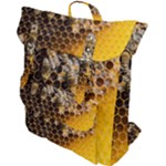 Honeycomb With Bees Buckle Up Backpack