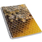 Honeycomb With Bees 5.5  x 8.5  Notebook