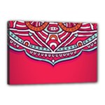 Red Mandala Canvas 18  x 12  (Stretched)