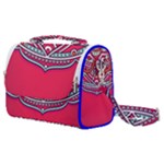 Red Mandala Satchel Shoulder Bag