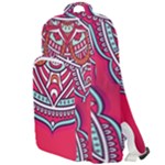 Red Mandala Double Compartment Backpack