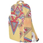 Yellow Mandala Double Compartment Backpack