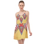 Yellow Mandala Summer Time Chiffon Dress
