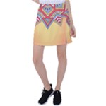 Yellow Mandala Tennis Skirt
