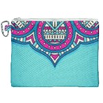 Blue Mandala Canvas Cosmetic Bag (XXL)