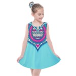 Blue Mandala Kids  Summer Dress