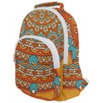 Sunshine Mandala Rounded Multi Pocket Backpack
