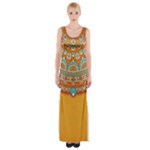 Sunshine Mandala Thigh Split Maxi Dress