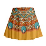 Sunshine Mandala Mini Flare Skirt