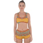 Sunshine Mandala Racerback Boyleg Bikini Set