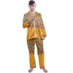 Sunshine Mandala Men s Long Sleeve Satin Pyjamas Set