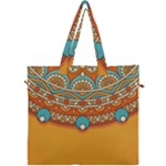 Sunshine Mandala Canvas Travel Bag