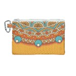 Sunshine Mandala Canvas Cosmetic Bag (Medium)