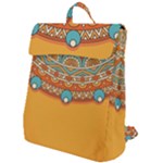 Sunshine Mandala Flap Top Backpack