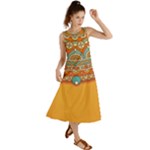 Sunshine Mandala Summer Maxi Dress