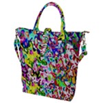 Colorful paint texture                                                    Buckle Top Tote Bag